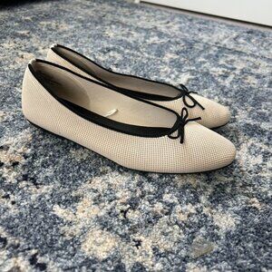 Seychelles Women's Cream and Tan Ballet-shoes